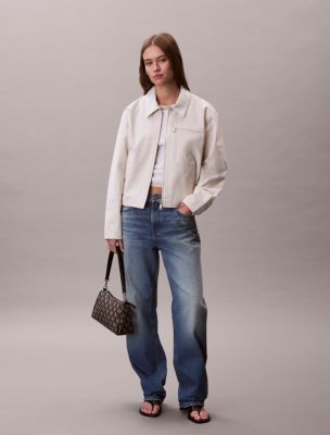 Женские сумки Calvin Klein Pleat Monogram Logo Shoulder — фото 4