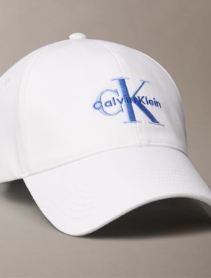 Мужская кепка Calvin Klein Embroidered Monologo, цвет: Яркий белый — фото 2