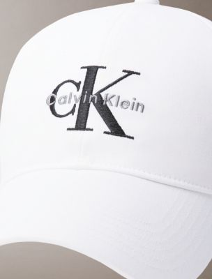 Мужская кепка Calvin Klein Embroidered Monologo, цвет: Яркий белый — фото 3