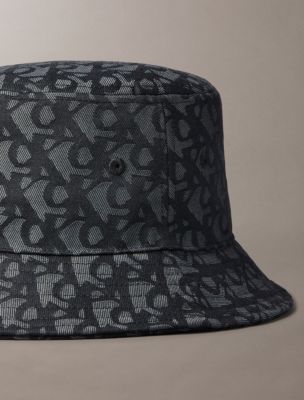 Женские головные уборы Calvin Klein Allover Monogram Jacquard Bucket Hat — фото 2