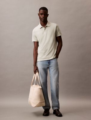 Cotton Blend Classic Polo Shirt , Swamp