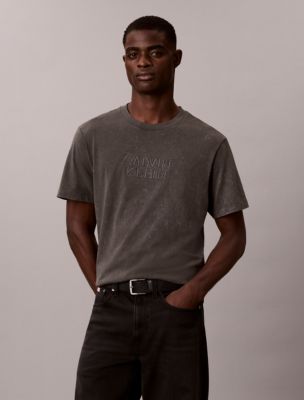 Мужские футболки Calvin Klein Powder Wash Crewneck Tee — фото 2