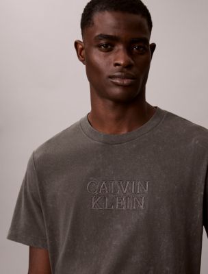 Powder Wash Crewneck Tee, Beluga