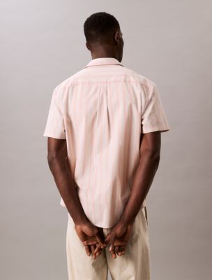 Poplin Stripe Classic Button-Down Shirt | Calvin Klein