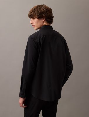 Мужские рубашки Calvin Klein Tech Poplin Button-Down Shirt — фото 2
