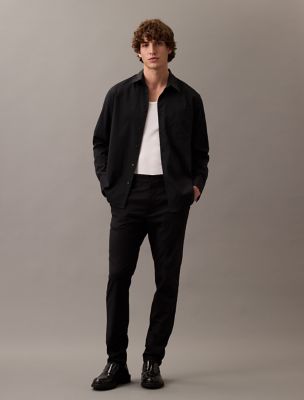 Мужские рубашки Calvin Klein Tech Poplin Button-Down Shirt — фото 3