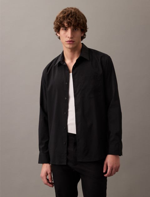 Мужские рубашки Calvin Klein Tech Poplin Button-Down Shirt