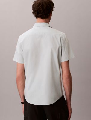 Мужские рубашки Calvin Klein Cotton Stretch Classic Button-Down Shirt — фото 4