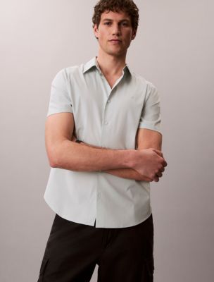 Мужские рубашки Calvin Klein Cotton Stretch Classic Button-Down Shirt — фото 5