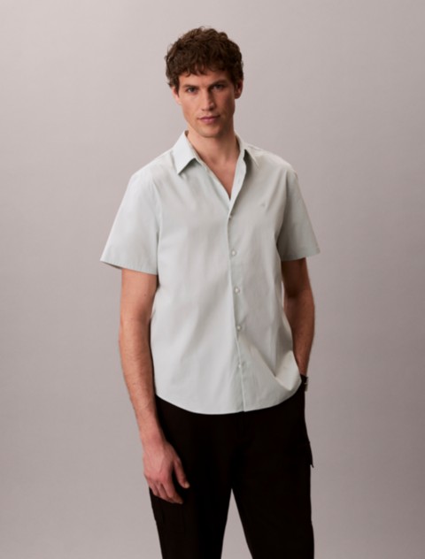Мужские рубашки Calvin Klein Cotton Stretch Classic Button-Down Shirt
