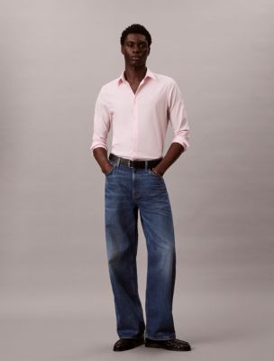 Мужские рубашки Calvin Klein Slim Stretch Button-Down Shirt — фото 2