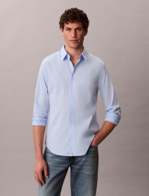 Slim Stretch Button-Down Shirt, Windsurfer