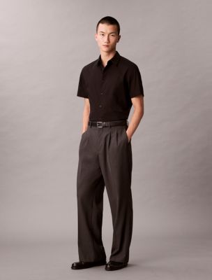 Мужские рубашки Calvin Klein Cotton Stretch Slim Button-Down Shirt — фото 2