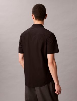 Мужские рубашки Calvin Klein Cotton Stretch Slim Button-Down Shirt — фото 4