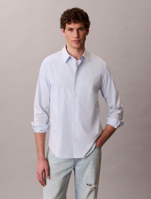 Classic Stretch Button-Down Shirt, Plein Air