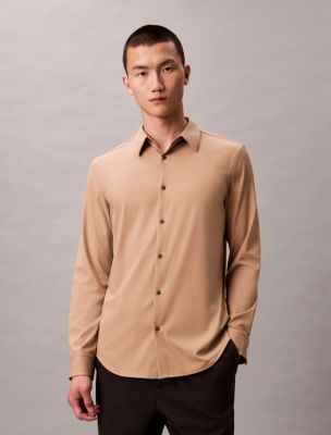 Мужские рубашки Calvin Klein Tech Stretch Slim Button-Down Shirt — фото 6