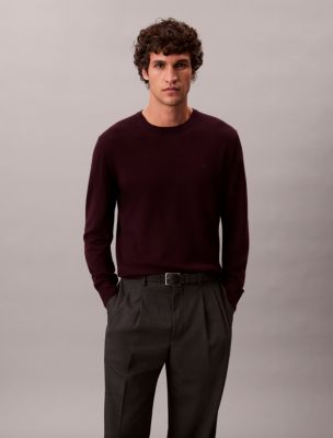 Merino Wool Classic Sweater, Moroccan Brown 