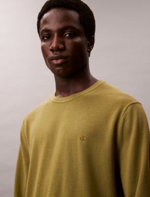 Merino Wool Classic Sweater, Cedar