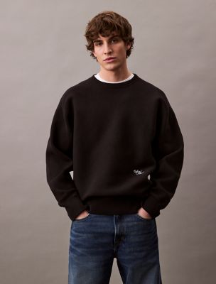 Milano Knit Pullover, Black