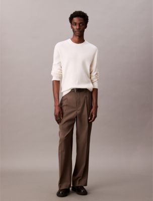 Textured Relaxed Sweater, Tofu