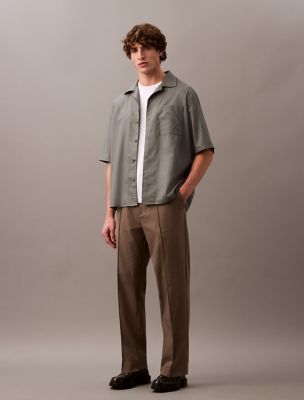 Cotton Blend Tech Stretch Trouser, Bungee Cord