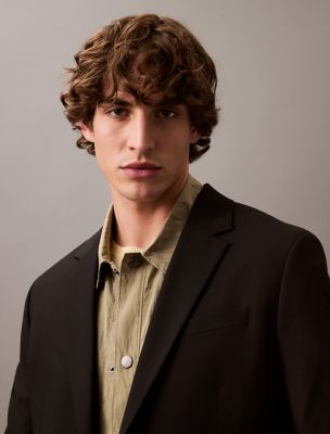 Мужские пиджаки Calvin Klein Refined Slim Blazer — фото 4