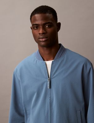 Seersucker Bomber Jacket | Calvin Klein® USA