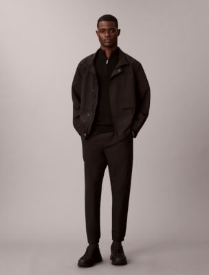 Tech Slim Pull-On Pants, Black