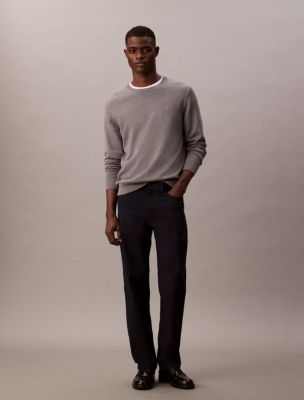 Standard Straight Stretch 5-Pocket Pants, Sky Captain