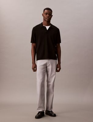 Standard Straight Stretch 5-Pocket Pants, Alloy