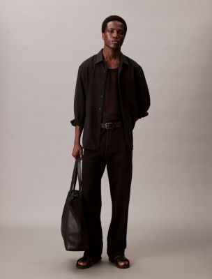 90s Straight Trouser Jean, Midnight Eclisp