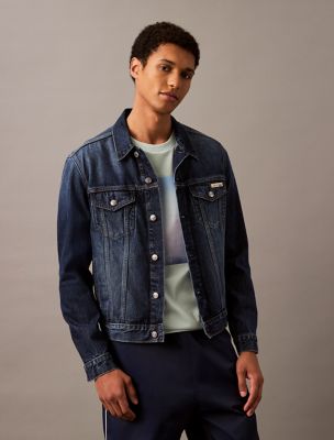 Classic Denim COOLMAX® Trucker Jacket, Dark Cyclone