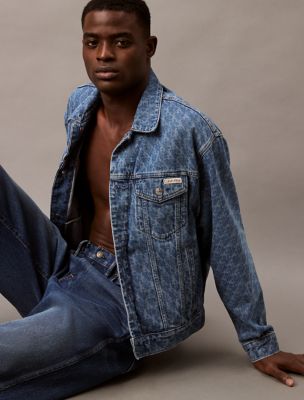 90s Allover Monogram Trucker Jacket, Marquee