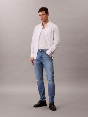 Slim Tapered Jeans, Medium Shower