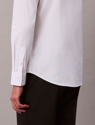 Мужские рубашки Calvin Klein Cotton Stretch Poplin Slim Button-Down Shirt — фото 6