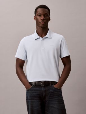 Cotton Blend Pique Classic Polo Shirt, Plein Air