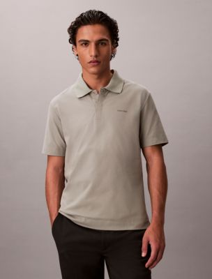 Cotton Blend Pique Classic Polo Shirt, Shadow