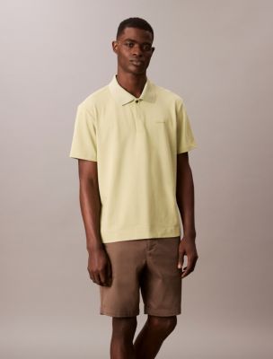 Cotton Blend Pique Classic Polo Shirt, Winter Pear