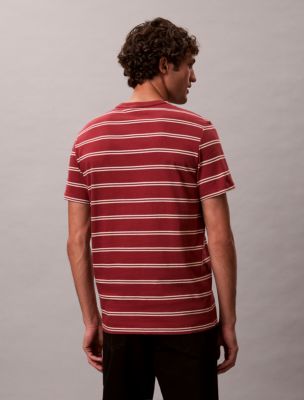 Мужские футболки Calvin Klein Liquid Touch Stripe Crewneck T-Shirt — фото 4