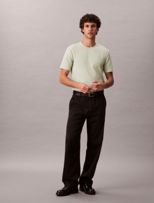 Cotton Stretch Slim T-Shirt , Halcyon Green