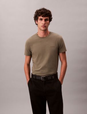 Liquid Touch Slim T-Shirt , Dusty Olive