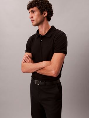 Мужские рубашки Calvin Klein Liquid Touch Polo Shirt — фото 4