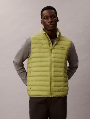 Nylon Puffer Vest, Cedar