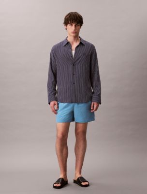 Ripstop Pull-On Shorts , Blue Steam
