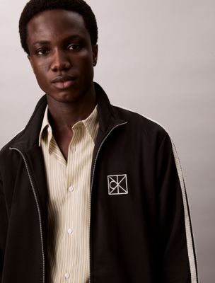 Double Knit Relaxed Track Jacket | Calvin Klein