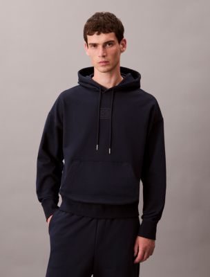 Emblem Logo Terry Hoodie, Dark Sapphire