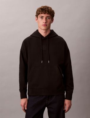 Emblem Logo Terry Hoodie, Black