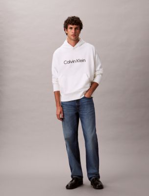 Standard Logo Terry Hoodie, Bright White