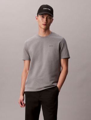 Tech Pique T-Shirt, Grey Heather