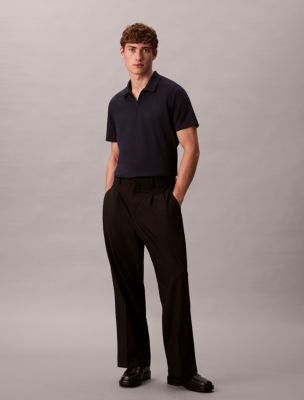 Tech Pique Zip Polo Shirt | Calvin Klein® USA
